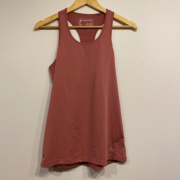 **$5 SALE** Arctic Cool Mauve Pink Racerback Activewear Tank Top Size Small - Picture 1 of 3